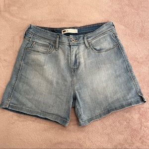 Levi Shorts High Waisted Light Blue
